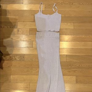 Fashion Nova summer 2 piece set lavender